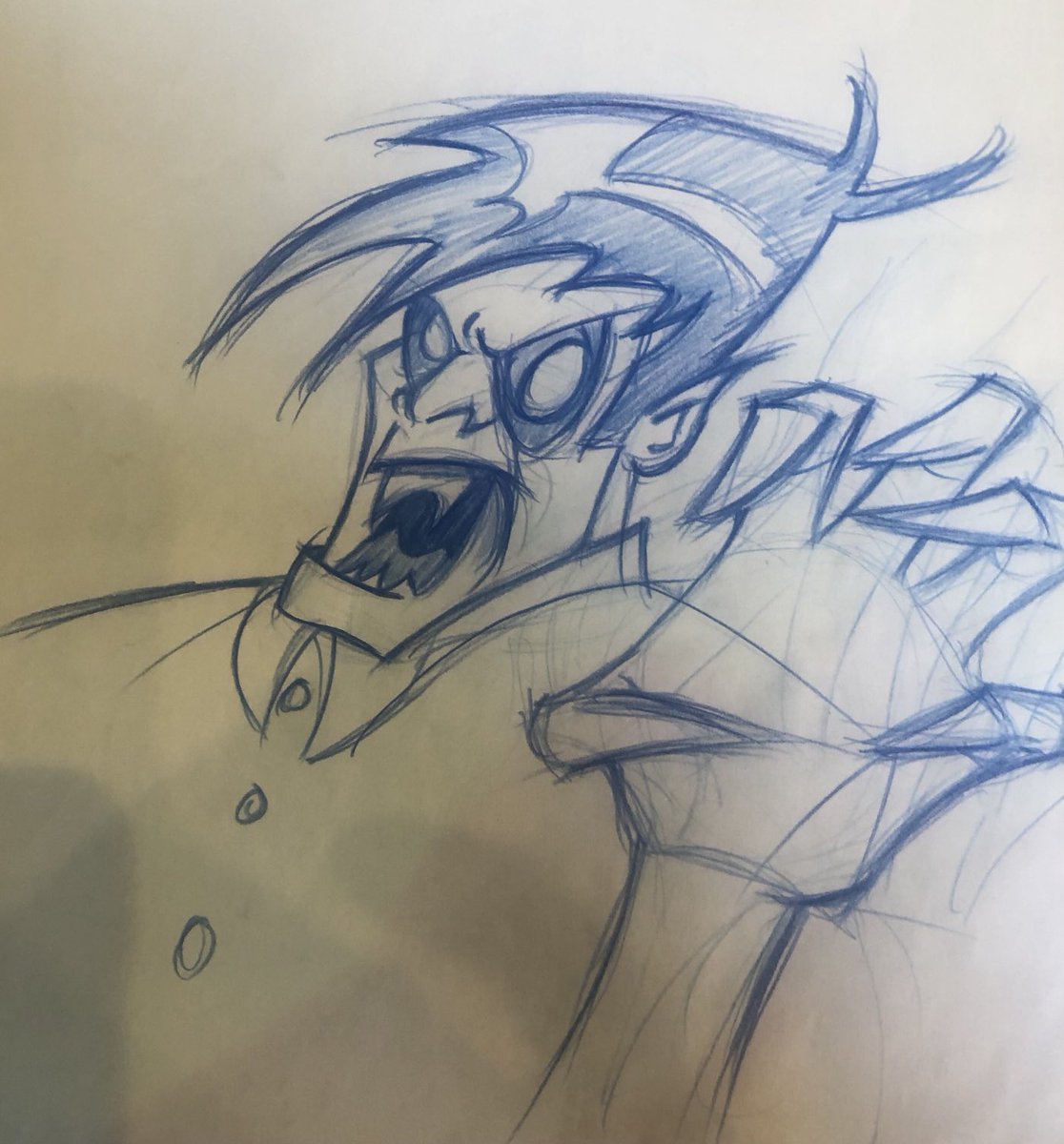 The original vampire for villagersandheroes.com.. this was sketched in 2006ish