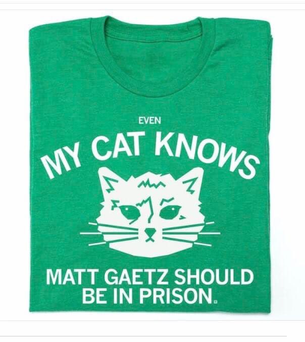 Saw this on the Women Against Matt Gaetz page on Facebook 😂👍 #mattgaetzistriggered