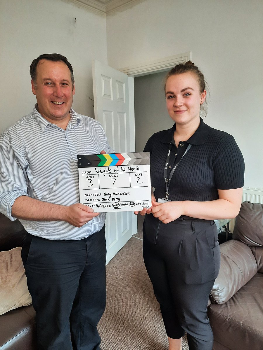 Had an amazing afternoon filming with <a href="/ResoluteProdUK/">Resolute Productions</a>. Terrific working alongside <a href="/bethchambersact/">Beth Chambers</a> - one to watch - brilliantly directed by <a href="/GabyRichardson_/">Jace Richardson</a> who instinctively knows how to coax out great work, and a cracking, nuanced script from <a href="/mikeyagray/">Michael G</a>. Highly recommended.