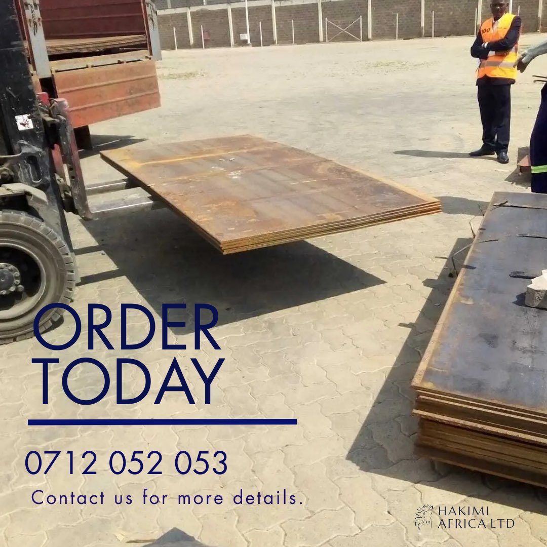 HakimiLtd's tweet photo. Quality &amp; Integrity guaranteed⭐️
Our customer service is open 24/7 to serve you. DM for a quick reply 📲
.
.
#steelkenya #mssteelplate #RunBTSComeback #KenyanElection2022 https://t.co/XK3zvo6WeJ