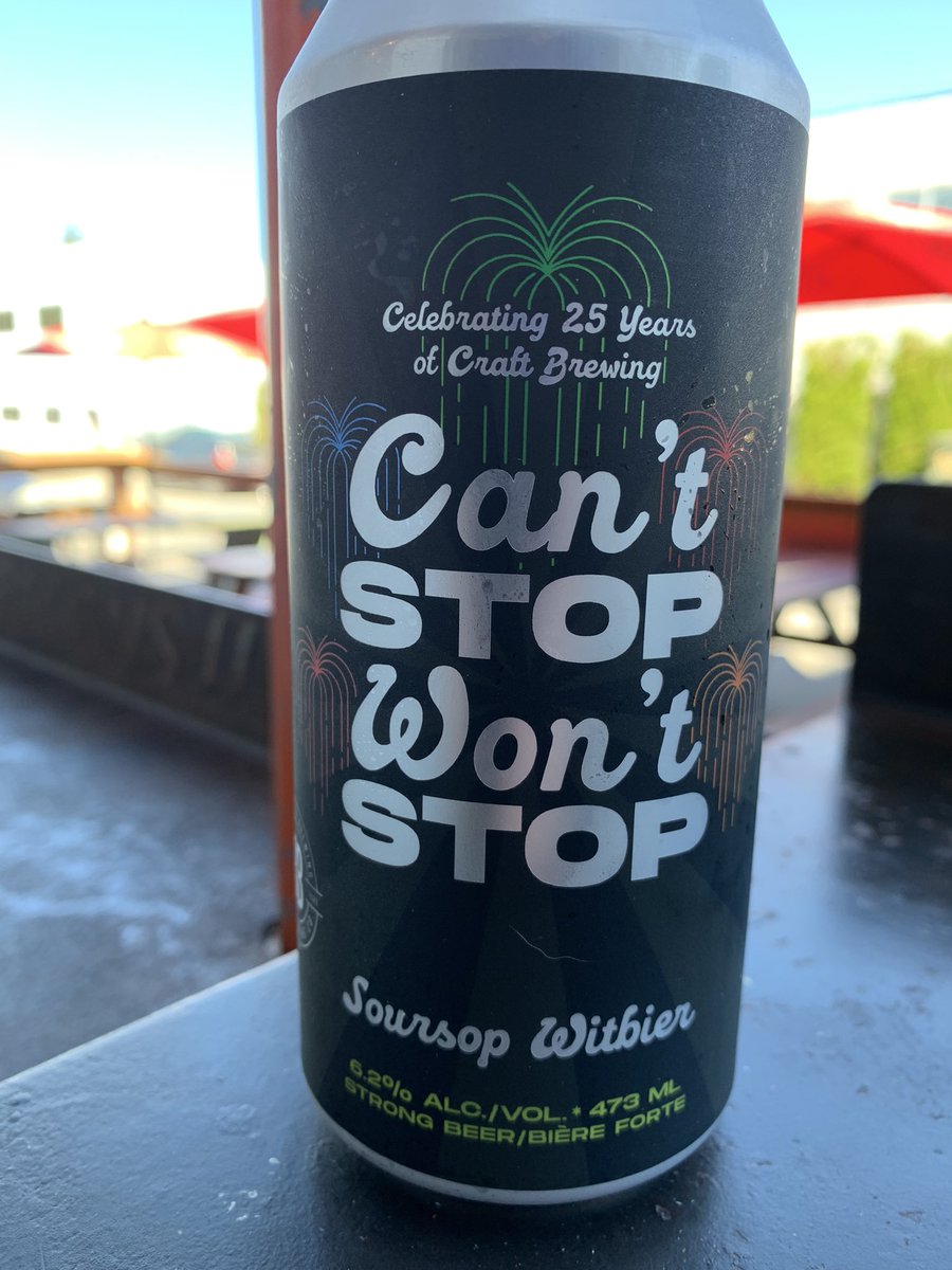 RandBBrewing's tweet photo. Soursop is in the can! #25YearsofBrewing #Vancouver #craftbeer https://t.co/pl85k6h1Nh