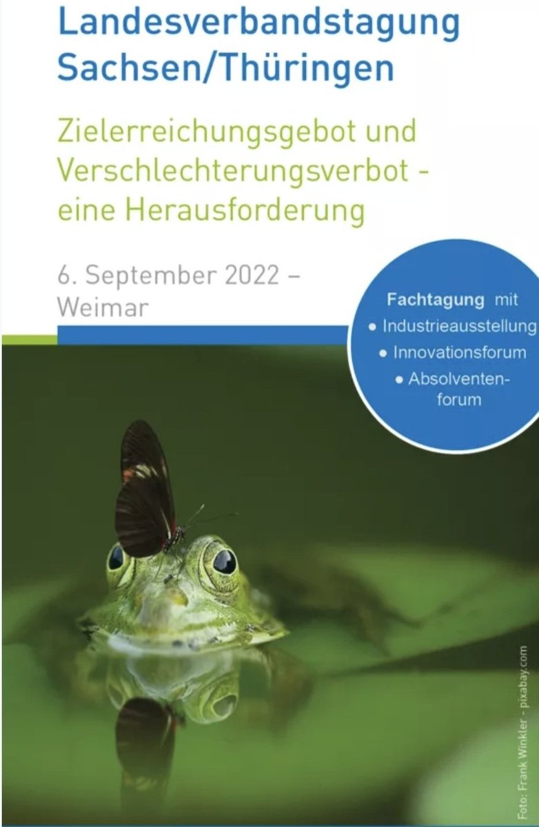 In 3 Wochen ist es endlich soweit: unsere @dwa_ev #Landesverbandstagung 💦 in #Weimar findet statt 🙌 
Auch mit dabei: <a href="/HubertusMilke/">Hubertus Milke</a> <a href="/uli_paetzel/">Uli Paetzel</a> und viele mehr...
Anmeldung und Infos unter: eva.dwa.de/details.php?id… 
Rahmenprogramm: Führung im #Bauhaus Museum 🏢