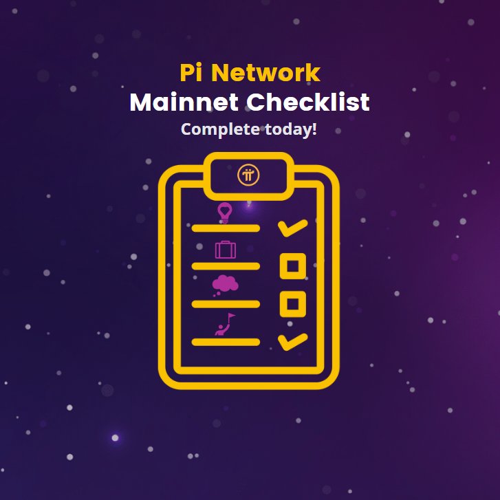 New Mainnet Checklist video on the Pi home screen! 

Watch to learn more about the Checklist and how to complete each Mainnet-essential step :)