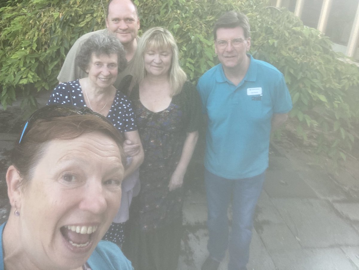 RSCDSBelfast's tweet photo. Big congrats to Colin Barnes of RSCDS Belfast, who passed his Unit 5 teaching exams in St Andrews.  Seen here with chairman Linda, and some of the McCausland family who were attending. https://t.co/NSDGvRBVDS