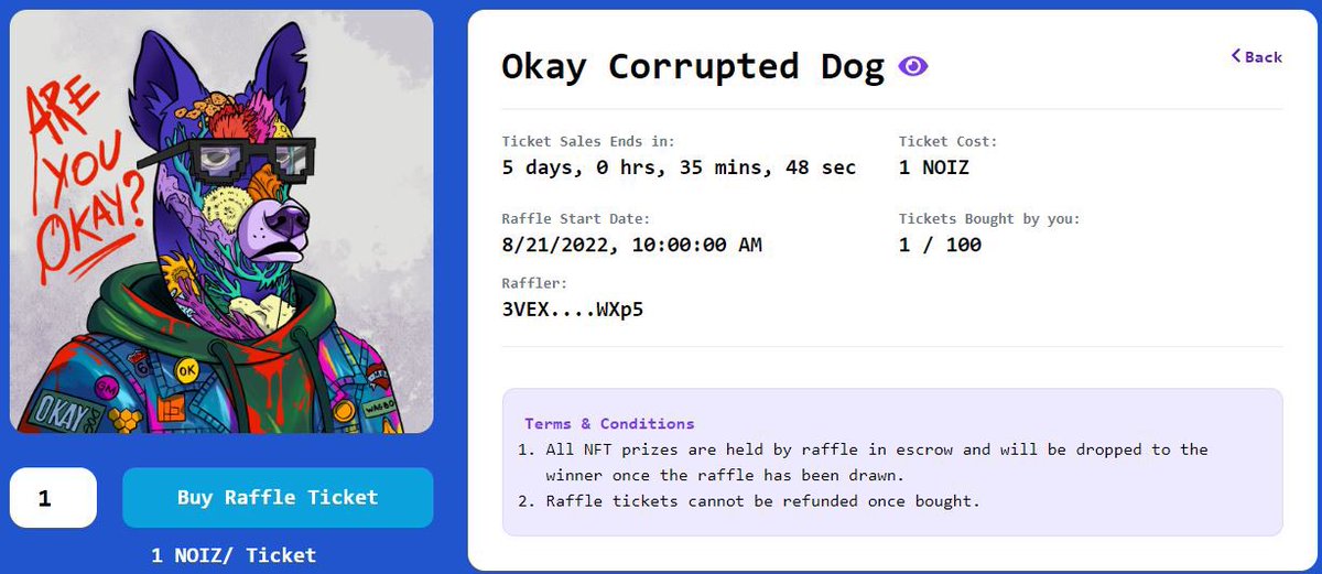 Happy to announce our first two raffles are officially up on blackmrkt.xyz

We are paying homage to two of Solana’s biggest NFT communities 
<a href="/okaybears/">Okay Bears</a> and SSCD by <a href="/GenesysGo/">GenesysGo</a> 🤝