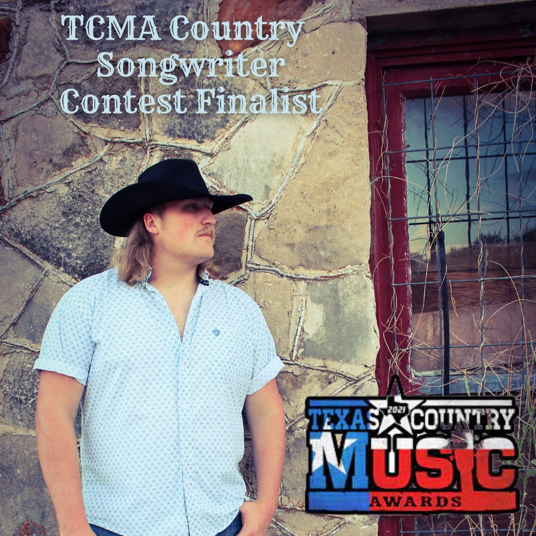 Thank y'all for all the nominations and votes, I'm proud to announce I've made it to the finals of the TCMA Country Songwriter Contest! Congrats to all the finalists in this years contest, they'll announce the winners at the TCMA awards at <a href="/BillyBobsTexas/">Billy Bob's Texas</a>