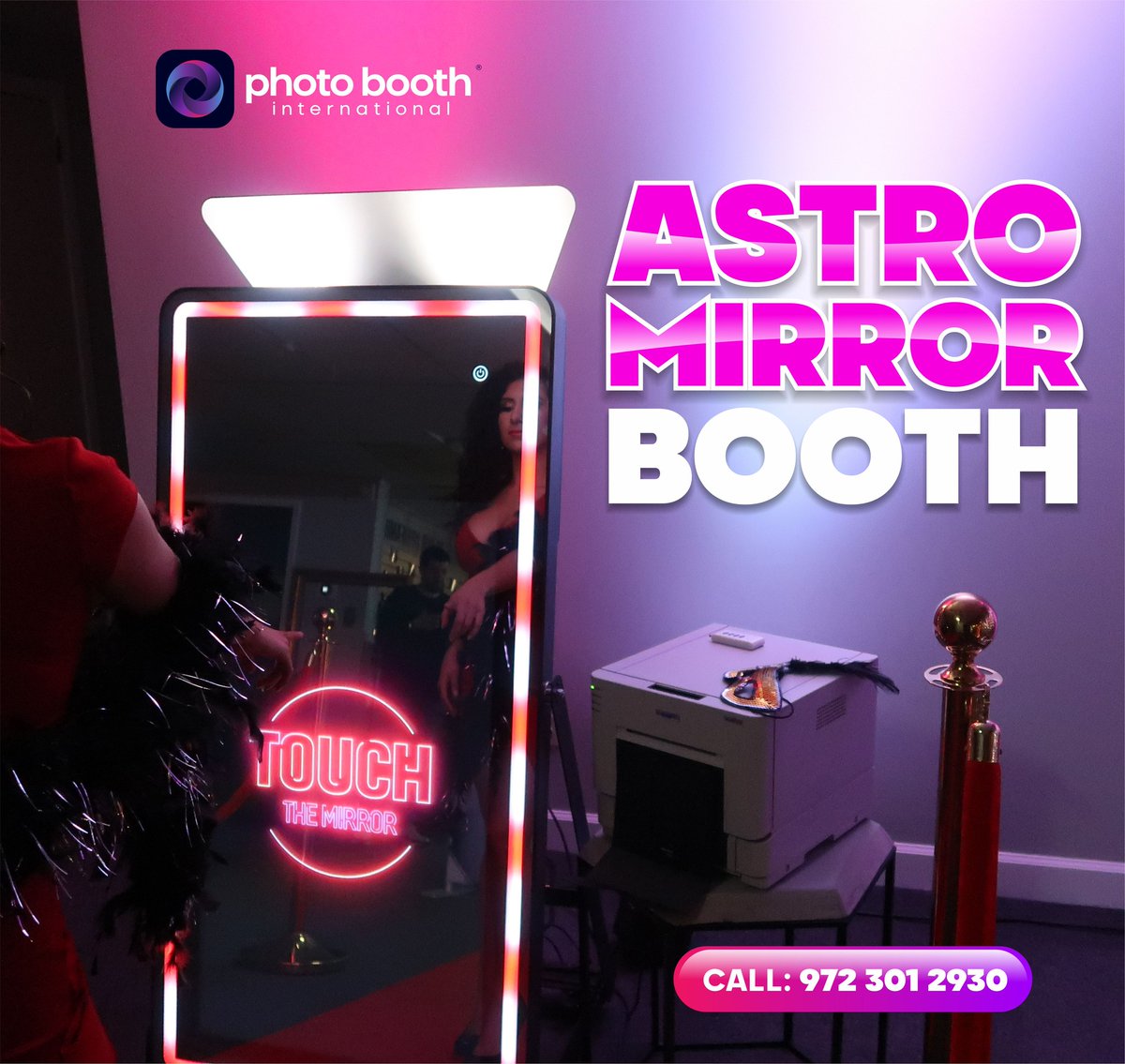 photoboothint's tweet photo. Make all events stand out with this Astro Mirror Booth! Superb quality with lavish and grand design perfect for any event. Get it now and don't miss any bookings!
Send us a DM or visit https://t.co/hJBaG2ewLf to book a showroom visit.
#photoboothrentals #makemoney #mirrorbooth https://t.co/B03suuSCoh
