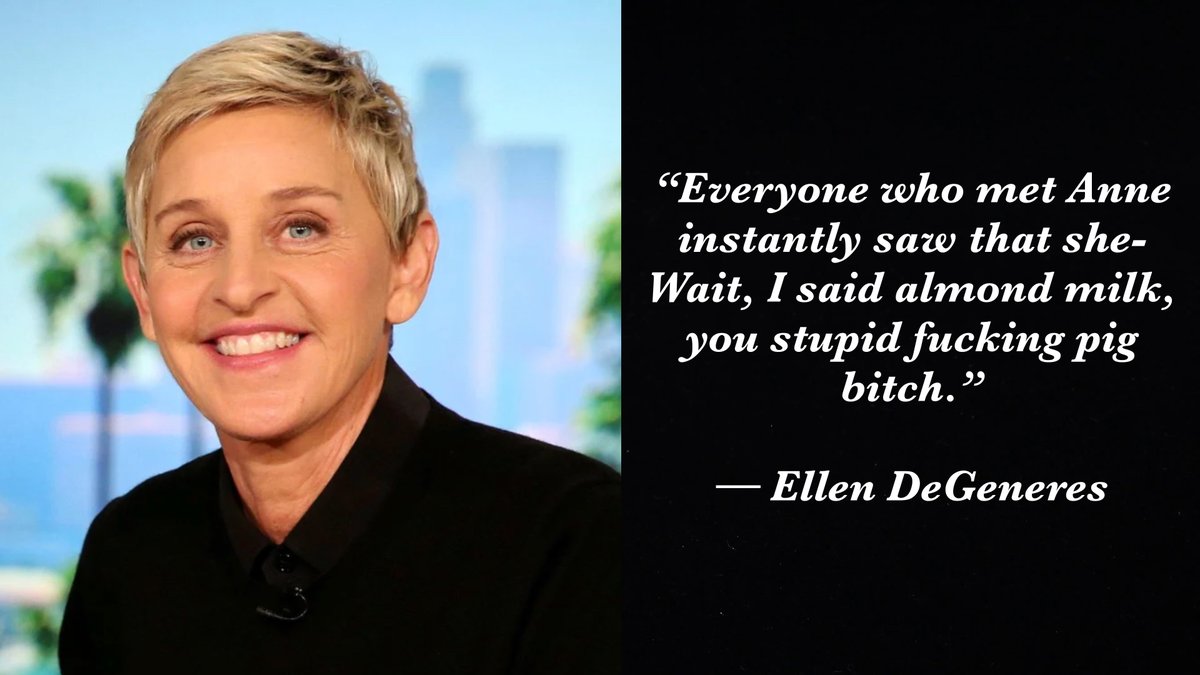django's tweet photo. I usually don't share these viral heartstring tugger-type posts, but this quote from Ellen DeGeneres about Anne Heche's passing really got to me https://t.co/q2XXrEv2xj