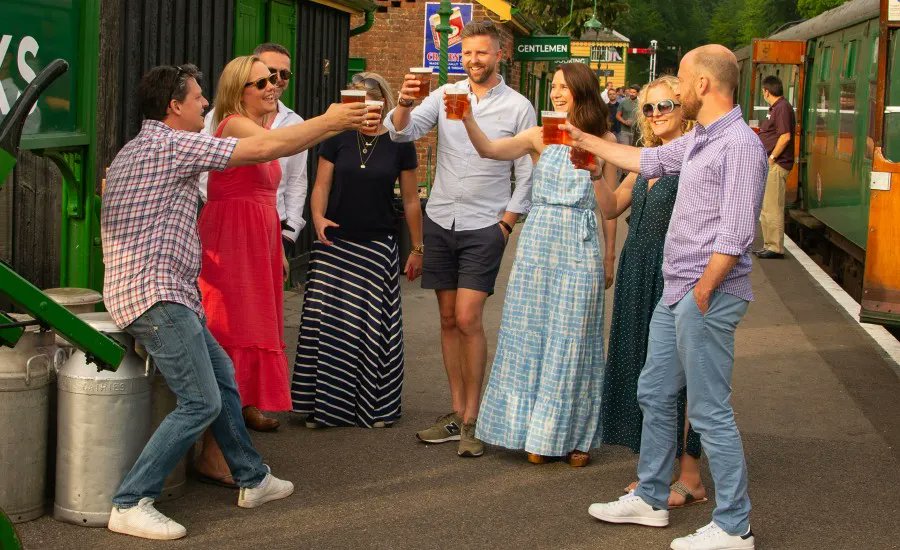 Watercress_Line's tweet photo. 🐀 We've added an extra date for the popular #RAT! 🍺
10th September is available for booking now - https://t.co/ICfFJKzLyW
Enjoy a selection of ale at £3.50 a pint of £2 for a half pint whilst travelling through the Hampshire countryside.
#WatercressLine #RealAleTrain https://t.co/JPdHADGdPy