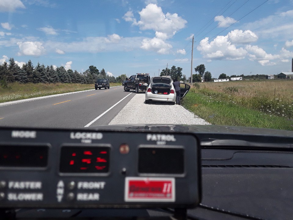 This 21 yr old female G2 driver gave a #DufferinOPP officer 56 reasons to pull them over on Hwy 10 in <a href="/TownofMono/">Town of Mono</a>.
1️⃣3️⃣6️⃣km/h in an8️⃣0️⃣zone.
The need for speed was met with consequences:
✅️30 day DL suspension
✅️14 day 🚗 impound 
✅️Court date ^jr
#NotTheIndy
#SlowDown