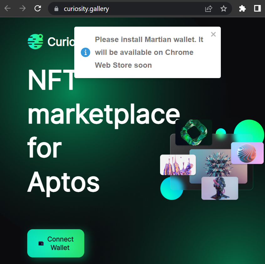 jumada83's tweet photo. @martian_wallet Just did the "Delete --> Reinstalling" twice but I'm still unable to conect to the market place :( https://t.co/7DlMEMLiMK