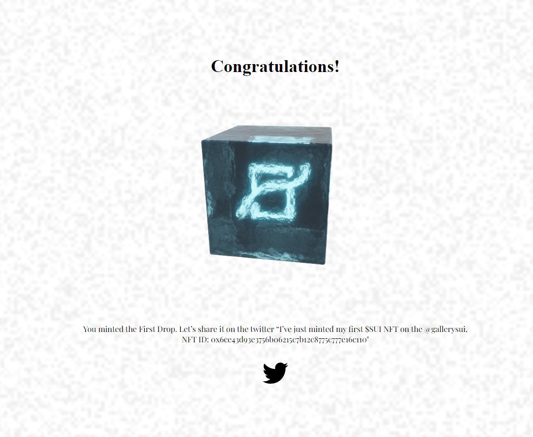 PyreSup's tweet photo. @GallerySui I’ve just minted my first $SUI NFT on the @gallerysui, NFT ID 0x6ce43d93e3756b06215c7b12c8775c777e16c110 https://t.co/YoEf7CpseW