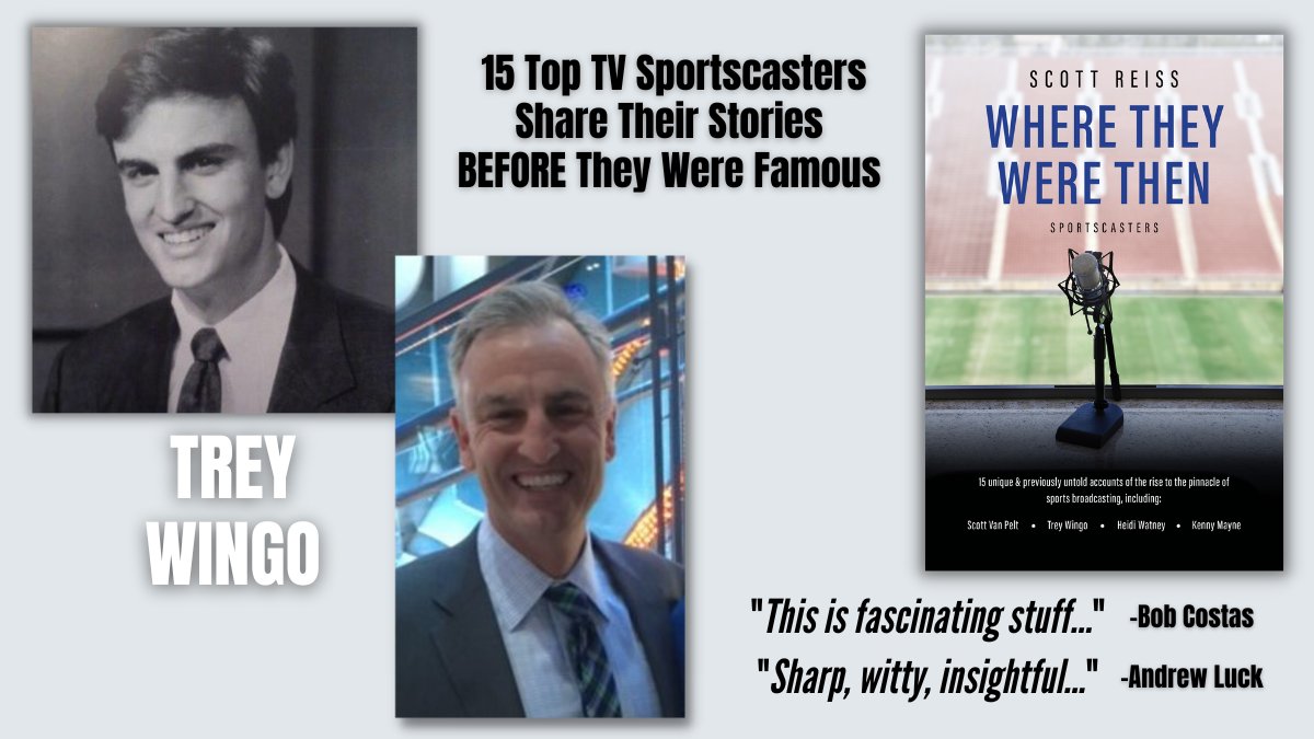 Before the internet. Before YouTube. Before TikTok.

Before all of that, there were minimum wage TV jobs in small towns across America. That's where you had to start if you dreamed of making it big.

<a href="/wingoz/">trey wingo</a> did. His story &amp; 14 others are in a new book.

wheretheywerethen.com/TreyW