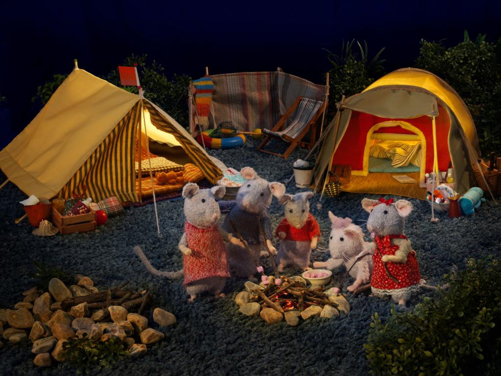 Ondertussen op de camping !