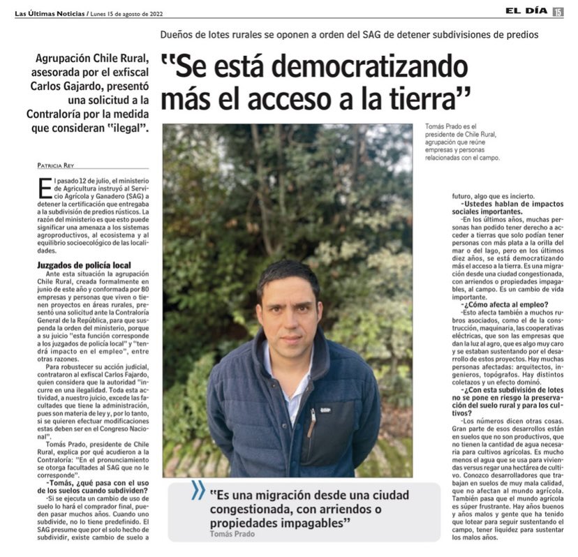 asocchilerural's tweet photo. Revisa la entrevista completa en: https://t.co/fRU1zYAlQb https://t.co/vnpCsevAl3