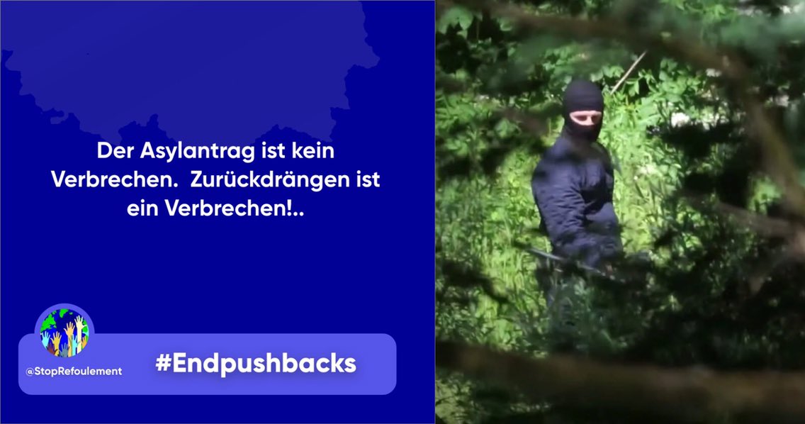 Juliannabrx's tweet image. Der Asylontrog ist kein Verbrechen. Zurückdröngen ist ein Verbrechent.
@UNmigration 
#Endpushbacks