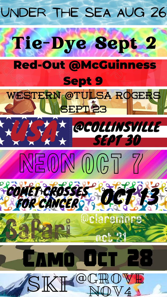 Here are the Themes for this upcoming football 🏈 season! 🤩🤩🤩