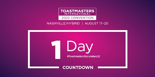 ANNETTAspeaks's tweet photo. I invite YOU 2 join me 4 the Toastmasters International 2022 Convention hybrid experience.  A plethora of diverse educational sessions &amp; keynote speakers sure 2 meet &amp; exceed yr expectations
https://t.co/vyIBwhmCkV!
#Storytellers
#interpersonalintelligence
#leadershipdevelopment https://t.co/tGIGtJYC21