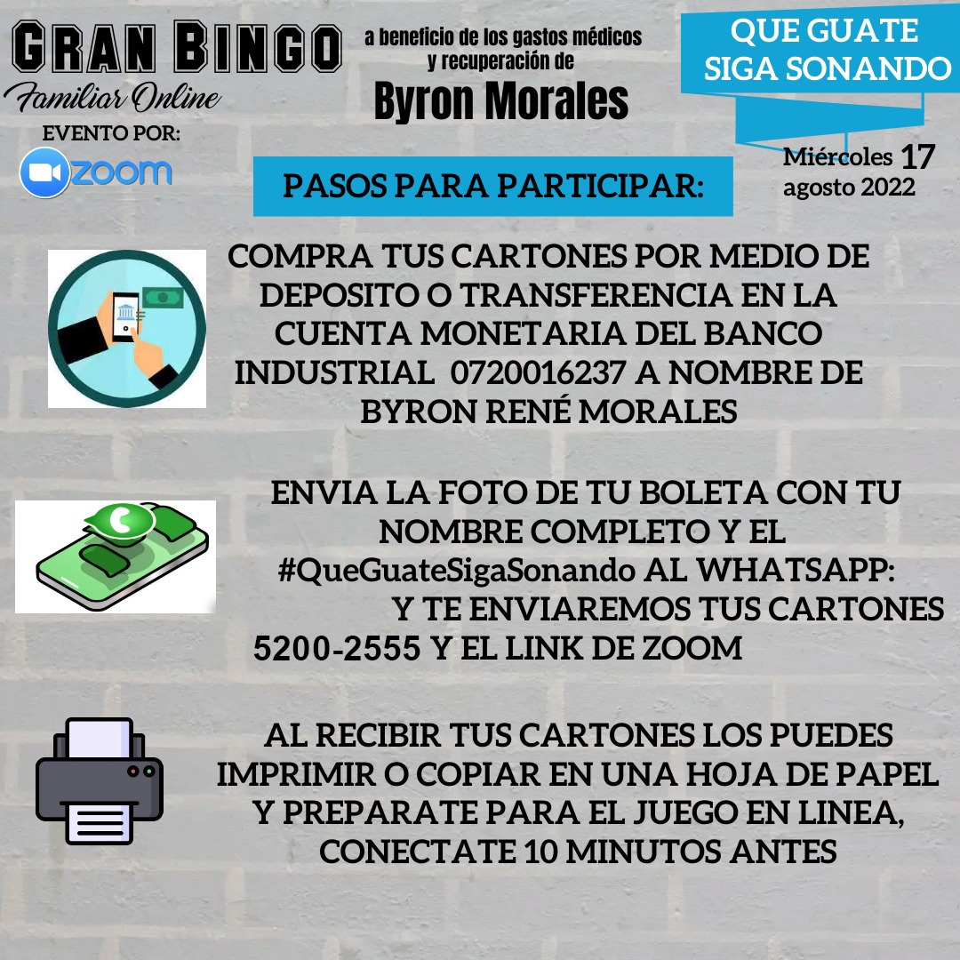gtestasonando's tweet photo. Esperamos que puedan apoyarnos en este bingo, en las siguientes fotos esta la info de como participar y el listado de premios que hay.
Muchas gracias por el apoyo!!! https://t.co/2jSLn52xAX