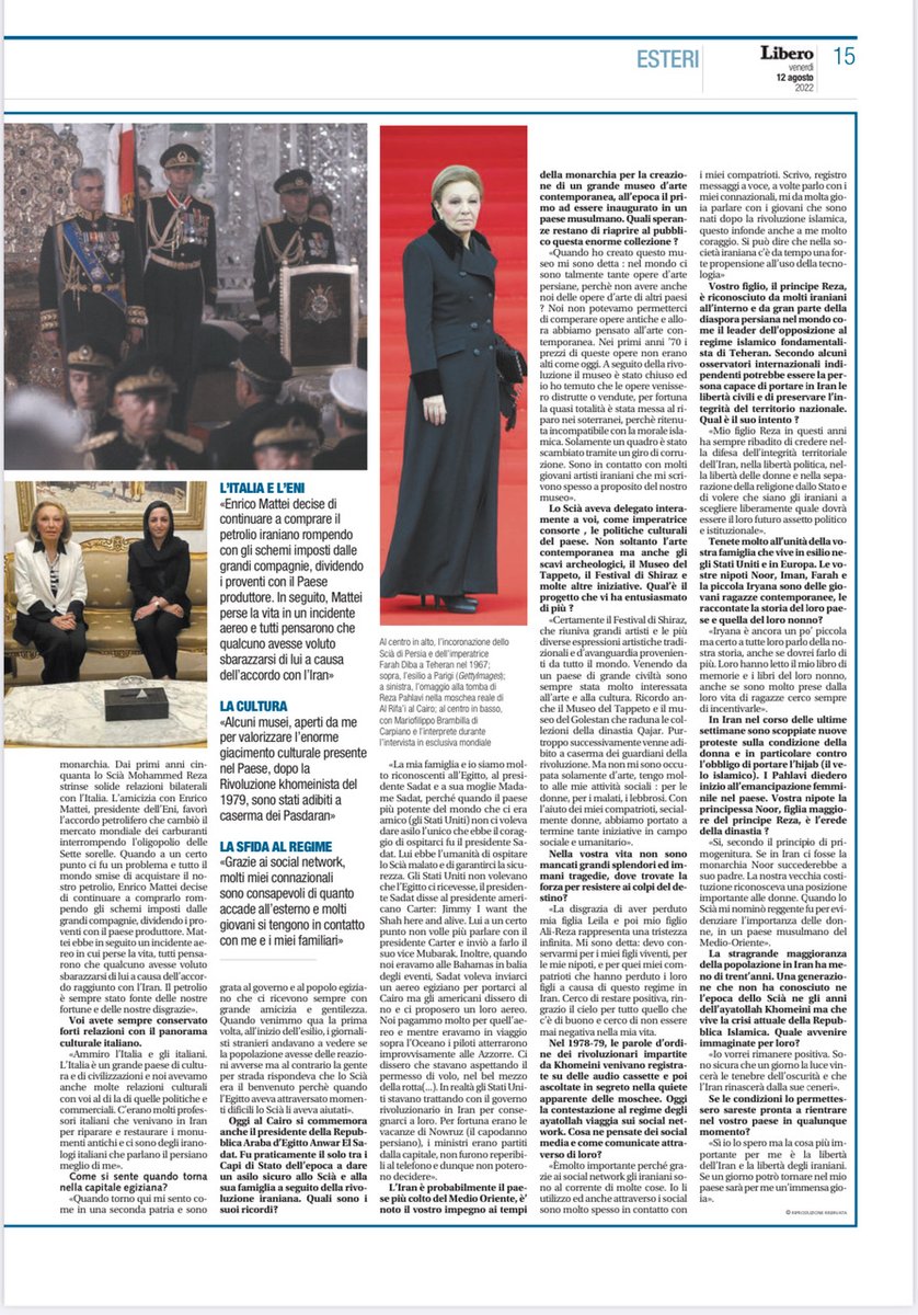 ShahbanouFarah's tweet photo. Iran seeks the return of the Monarchy, and I am ready to go back. https://t.co/q8vRI710EL