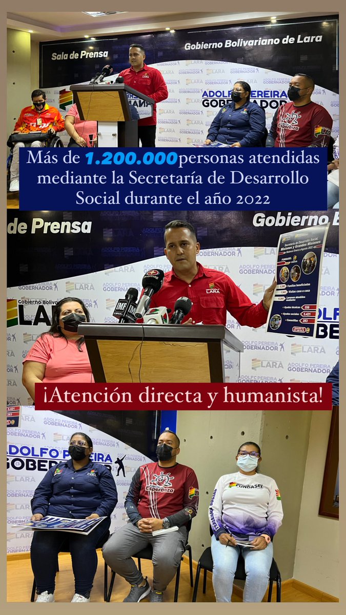 #16Ago Balance de la Secretaría de Desarrollo Social, Misiones y Grandes Misiones del estado Lara. ¡Atención directa y humanista!