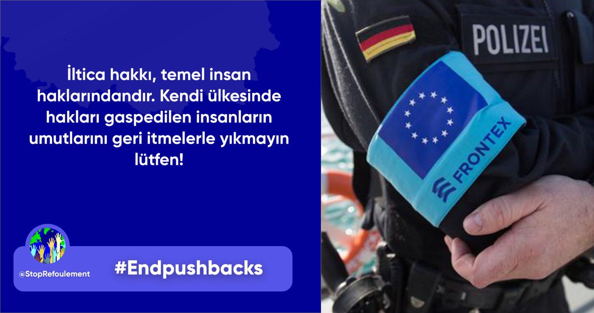 MGuler7176's tweet image. İltica temel insan haklarındandır. 
Geri itmek insani veya yasal değildir.  
Lutfen kendi ülkesinde hakkı gasbedilen insanları geri göndermeyin.

@UNHCRGreece 
#Endpushbacks