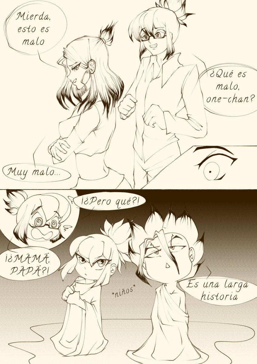 KrashDaimont's tweet photo. El último día de la semana SenHaku de bonus era "Niños" ¿Verdad?
-Cuando Senku y Kohaku se volvieron niños por accidente-

#senkoha #senhakuweek2022 #kohasen #SenHaku #SenHakuWeek #千コハ https://t.co/zh33HGtTHG