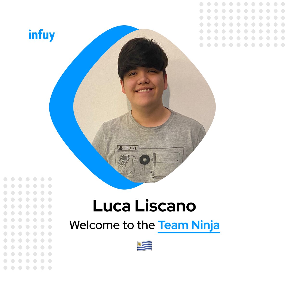 infuy's tweet photo. Welcome Luca to the Ninja Team🚀

Thanks @animabachillerato for letting us be part of this experience. https://t.co/FL7ajpgkaU