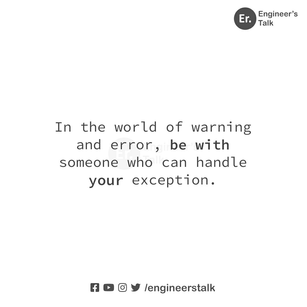 engineerstalk's tweet photo. Do you agree or not?
.
#IoT #DevOps #DEVCommunity #engineerstalk #code #java #reactjs #Python #nodejs #javascript #100DaysOfCode #AI #ml #machinelearning #digitalmarketing #fintech #nft #php #CodeNewbie #coding #technology #js #NodeJS #html #css https://t.co/g7UjGW7CGt