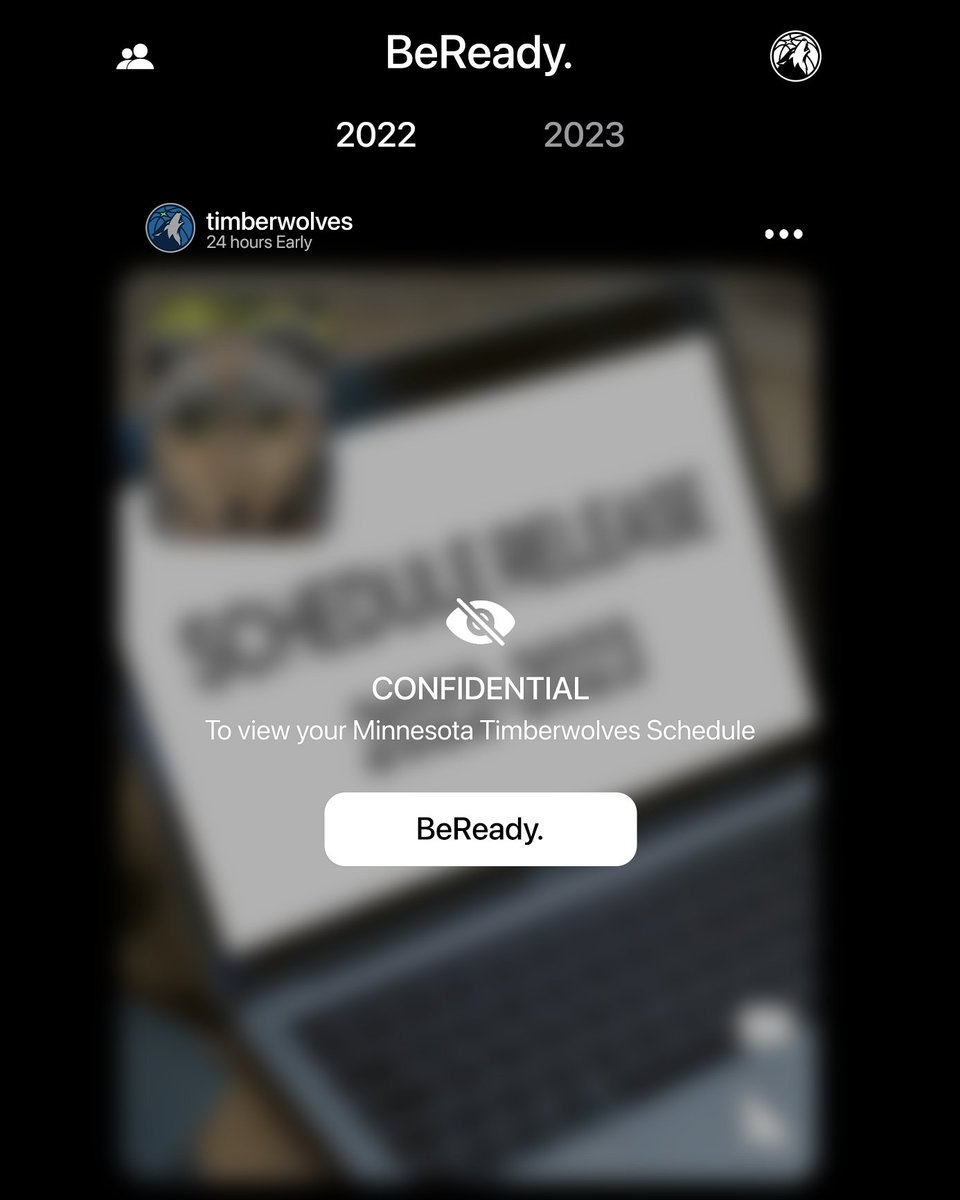 Timberwolves's tweet photo. ⚠️ 24 HOURS ⚠️ https://t.co/RZJIo2Lmgw