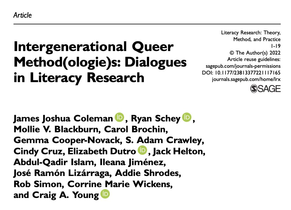 LRA_LRTMP's tweet photo. New Volume 71 Article! Download it here: https://t.co/KHc20rahWt
@JoshEducating @ryan_schey @MollieBlackbu11 @sacrawley1 @lifeasstory @butchpedagogy @aqeyes @AddieShrodes @cruzzer33 @feministteacher @DrThembot @wv4hkid @addr_injustices https://t.co/nfeWs6TTTb
