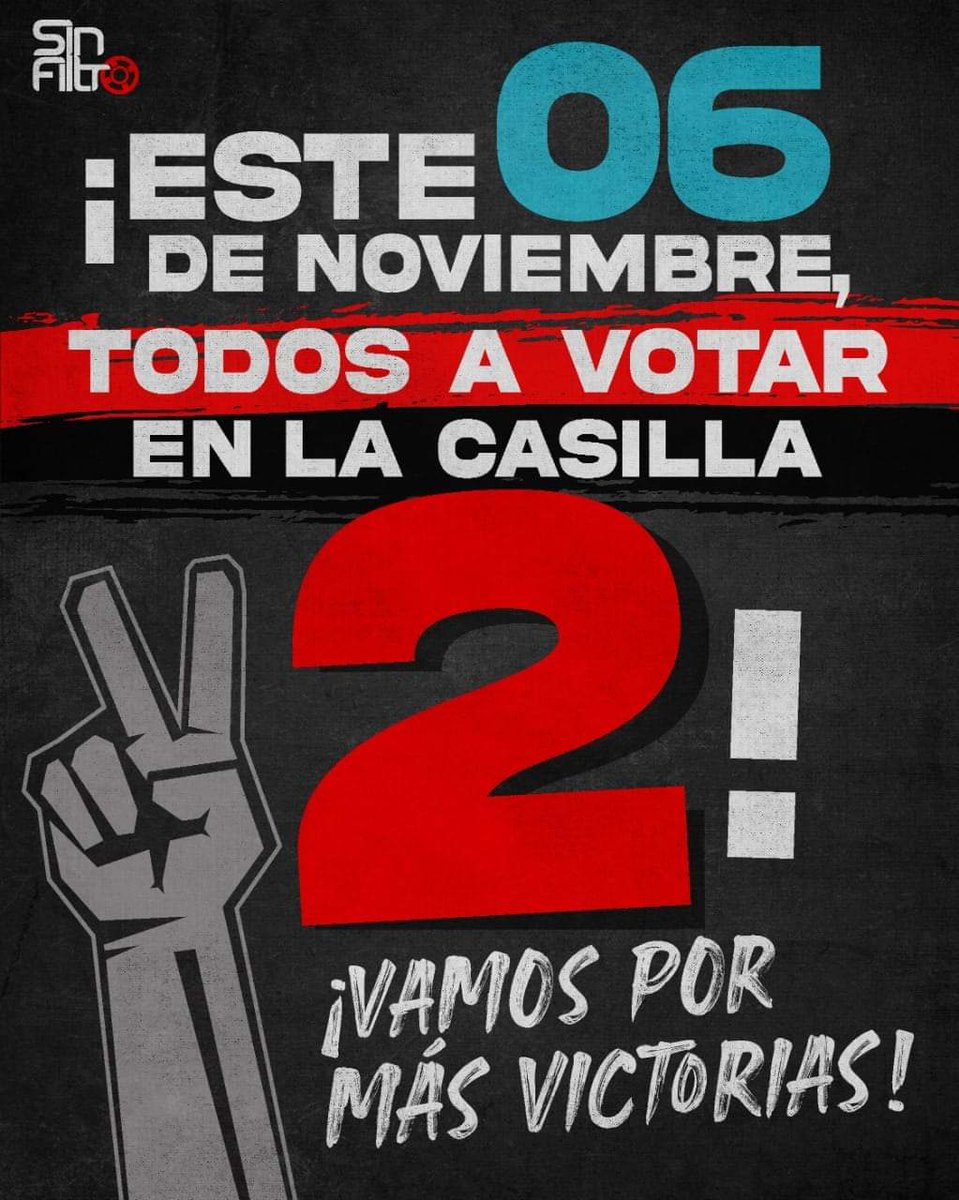 Un llamado a todos los nicaragüenses a participar en las próximas elecciones este 6 de noviembre 2022
¿En qué casilla?
En la ✌🏼❤🖤🇳🇮🫂, la casilla del pueblo

#NicaraguaPazyAlegria