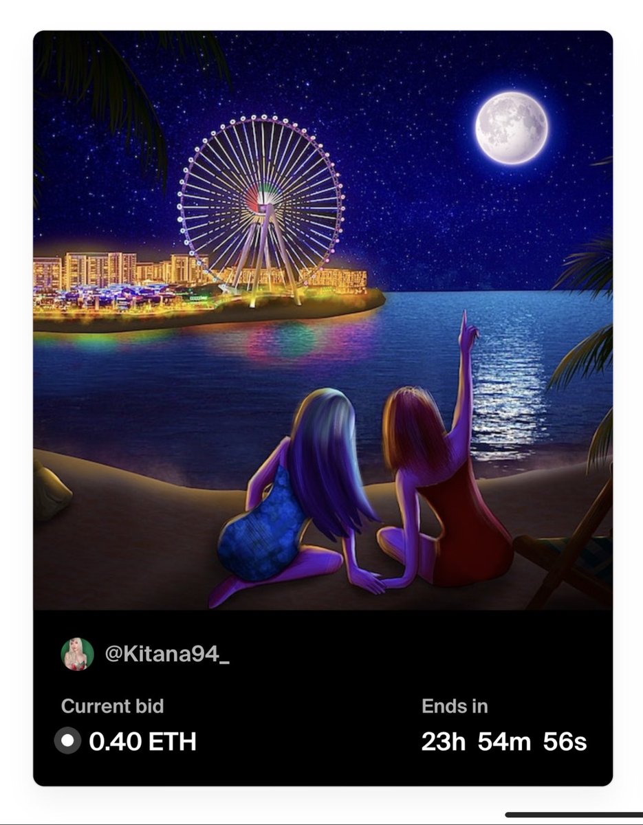 Thank you so much <a href="/sminnam/">SrikanthMinnam.eth</a> for your bid 😻💜
0.4ETH

You made me  really happy today❤️🥺. 

Thank you 🙏 

Also thank you @withFND for the opportunity to showcase my art #NFTCommunity #NFTCollection #foundation