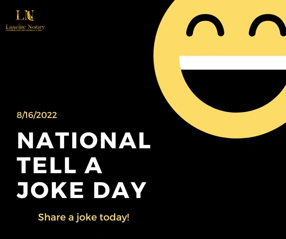 LuxeliteNotary's tweet photo. In honor of National Tell A Joke Day &amp; my Bornday I would love to leave you with a joke to brighten your day!

Why did the golfer bring two pairs of pants?

In case he got a hole in one.

Happy National Tell A Joke Day!! Post a funny joke you have in the comments😂😂😂😂 https://t.co/HiyVHcVukW