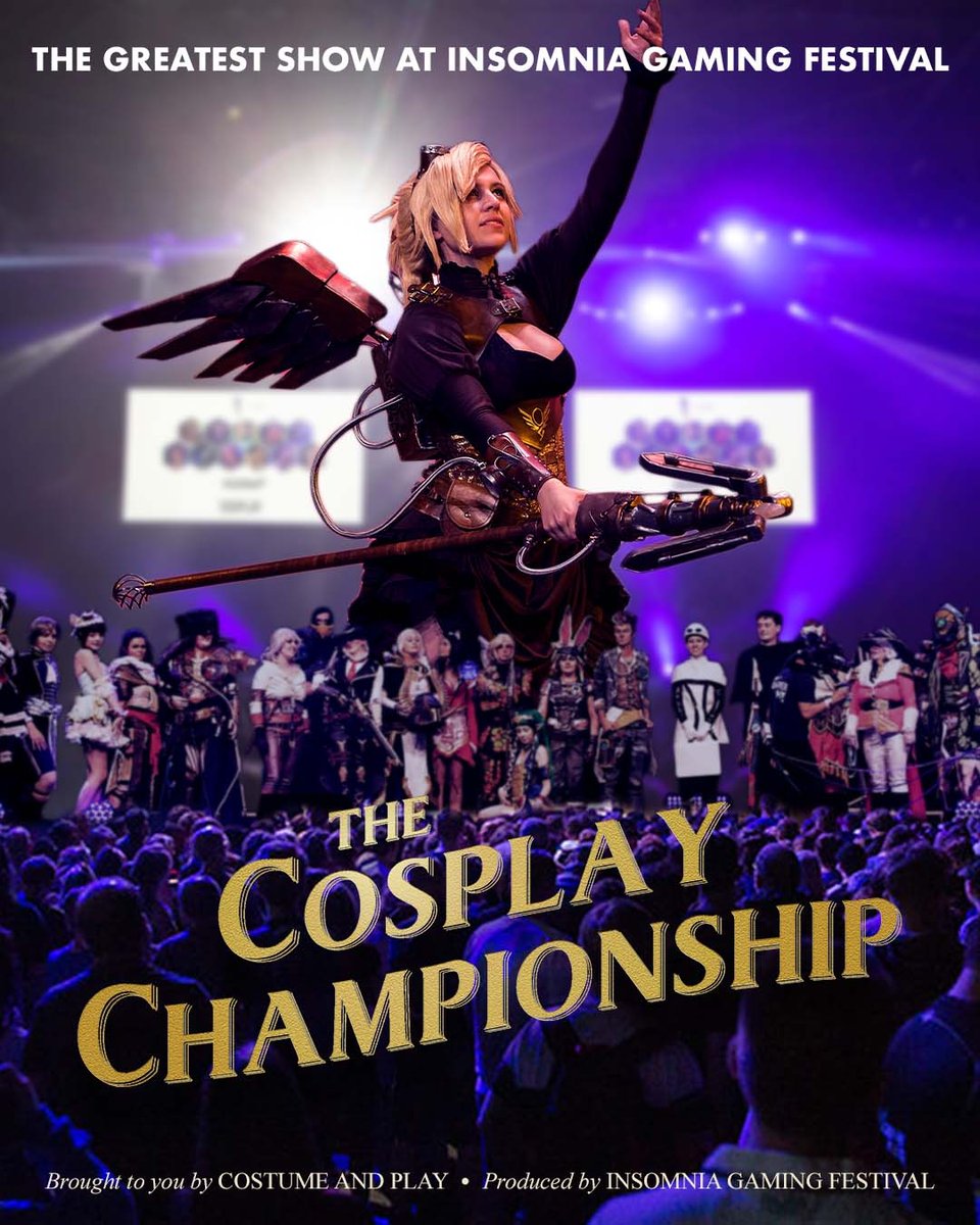 IGFestUK's tweet photo. ICYMI - COSPLAY CHAMPIONSHIP RETURNS FOR #i69! 🌟

Welcoming the very best of UK Cosplay, entrants will showcase their talents in costume design and character performance in hopes to be crowned the #i69 champion!

Grab your tickets to #i69 NOW! ⬇️

🎟️ https://t.co/h7j4GlL9aV https://t.co/i9Lh6zWrch