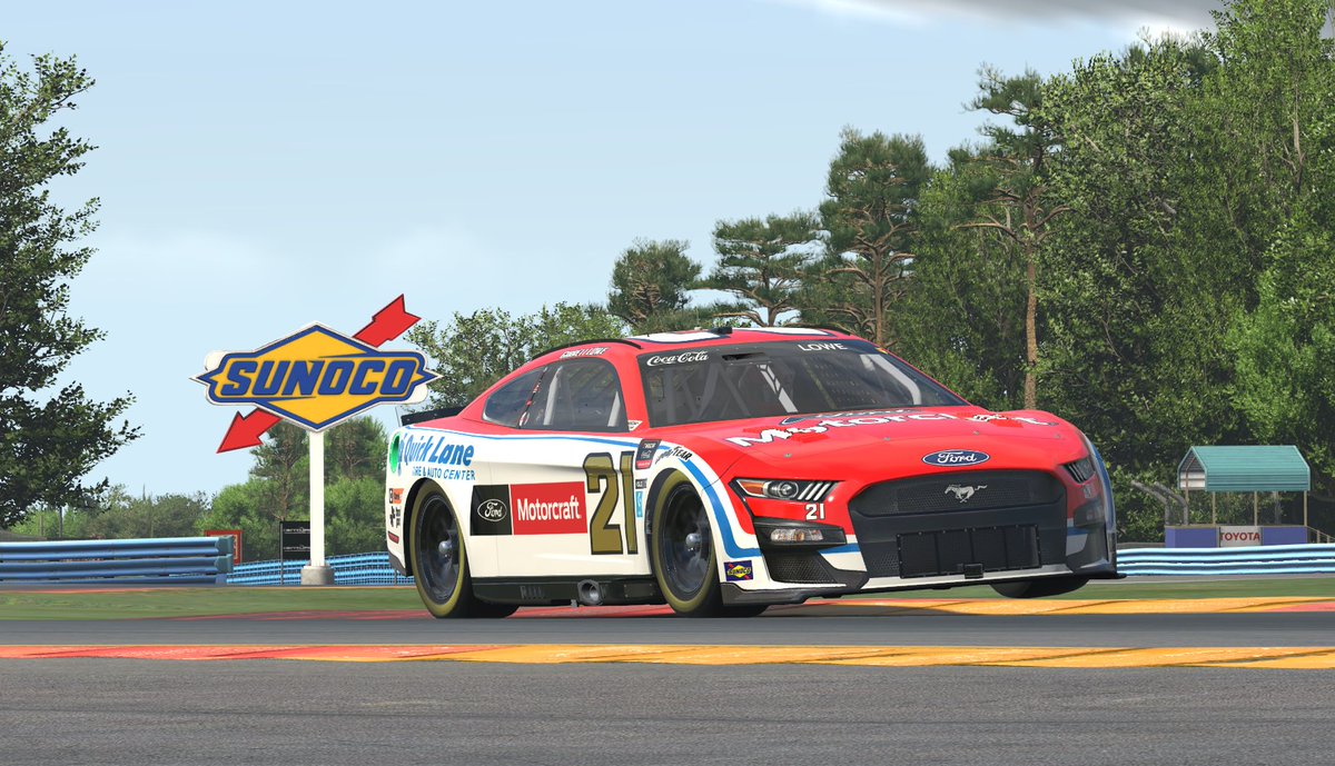 Watkins Glen tonight for @eNASCARCocaCola Series. Appreciate all the effort from the <a href="/Legacy_E_Racing/">Legacy Esports</a> boys to get us ready for the playoffs. Two more left to solidify our chance at a championship.
<a href="/woodbrothers21/">Wood Brothers Racing</a> <a href="/MQL_Racing/">Motorcraft/Quick Lane Racing</a>