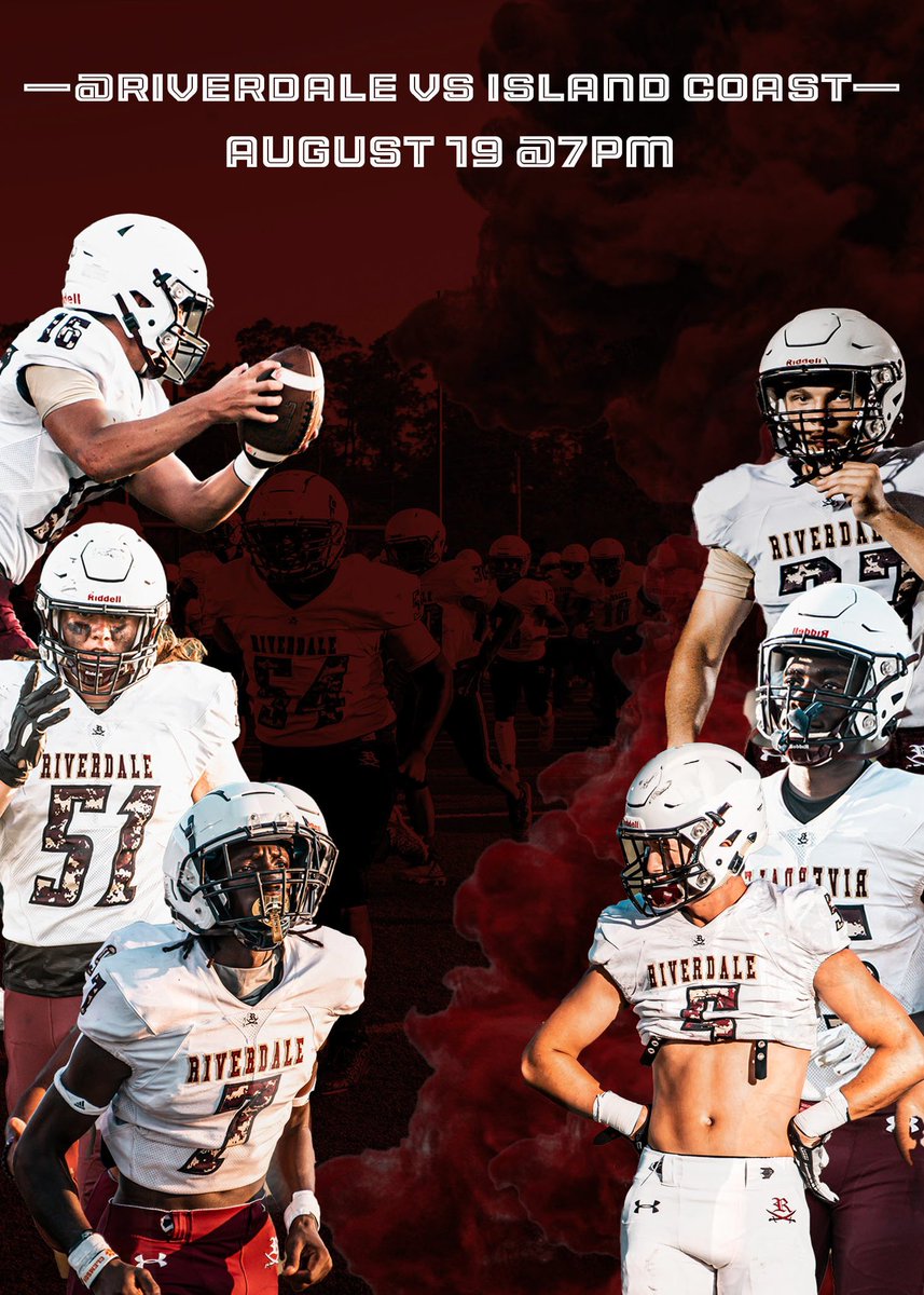 Game this Friday!! Show out!! <a href="/RaiderAthletes/">RiverdaleAthletics</a> <a href="/RiverdaleFB/">Riverdale Football</a>