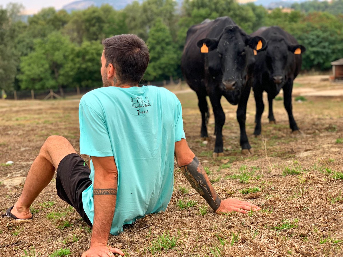 Si ets vaquer o vaquera, 🐄🐂
Si abans havies tingut vaques, 
Si t’estimes el món rural o vens de pagès, 😍
O si et un consumidor conscienciat…🤓
Llueix amb orgull la teva samarreta! 😎
Som molts que estimem aquest sector i ho volem fer saber 🙌🏼🙌🏼