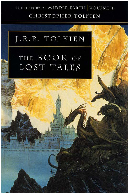 TolkienSociety's tweet photo. On this day in 1984: The Book of Lost Tales Part Two is published. The second in the HOME series edited by Christopher #Tolkien, it contains some of the beginnings of Tolkien's legendarium and the stories that would later lead to The Silmarillion. #OTD #LOTR https://t.co/QEUAQ1OS4r