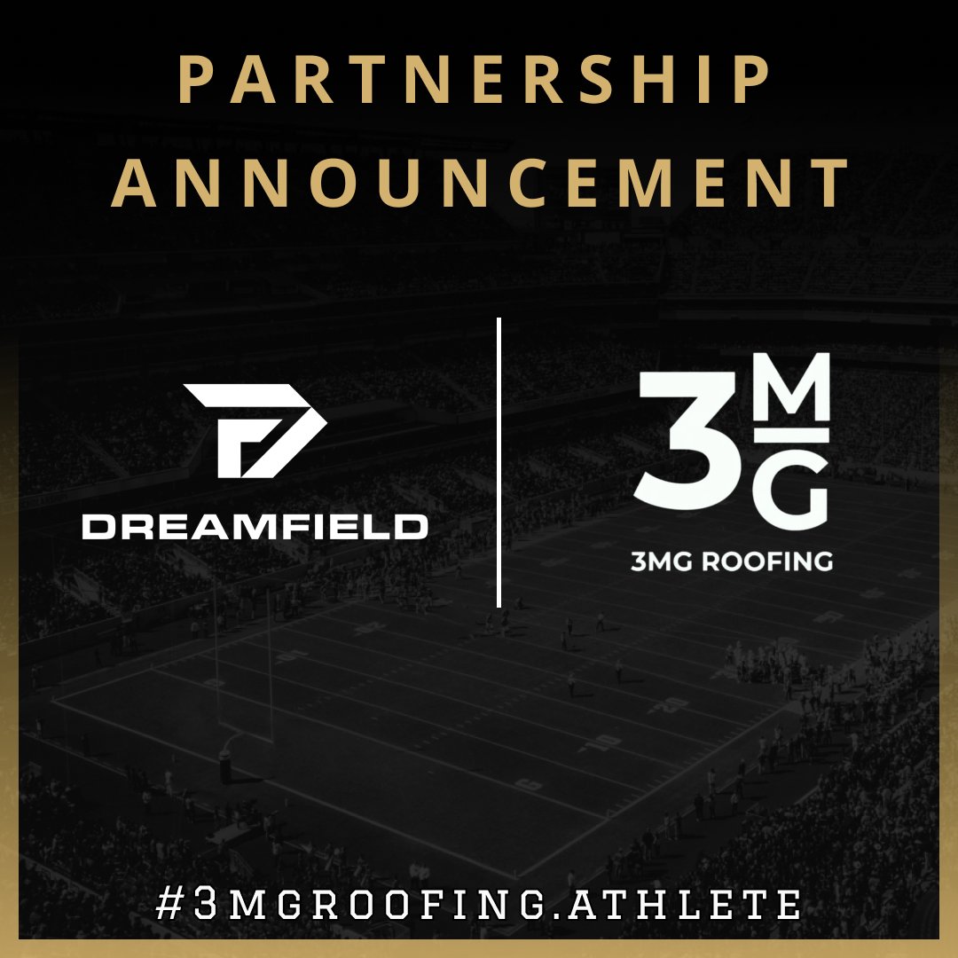 Dreamfield (@dreamfieldco) on Twitter photo Proud to partner with the Southeast leader in roofing and solar with <a href="/3MGRoofingSolar/">3MG Roofing & Solar</a> . This partnership will allow athletes in select markets to promote of 3MG product and services!
Make sure you’re signed up for the Dreamfield App to be eligible for this partnership! Proud to partner with the Southeast leader in roofing and solar with <a href="/3MGRoofingSolar/">3MG Roofing & Solar</a> . This partnership will allow athletes in select markets to promote of 3MG product and services!
Make sure you’re signed up for the Dreamfield App to be eligible for this partnership!