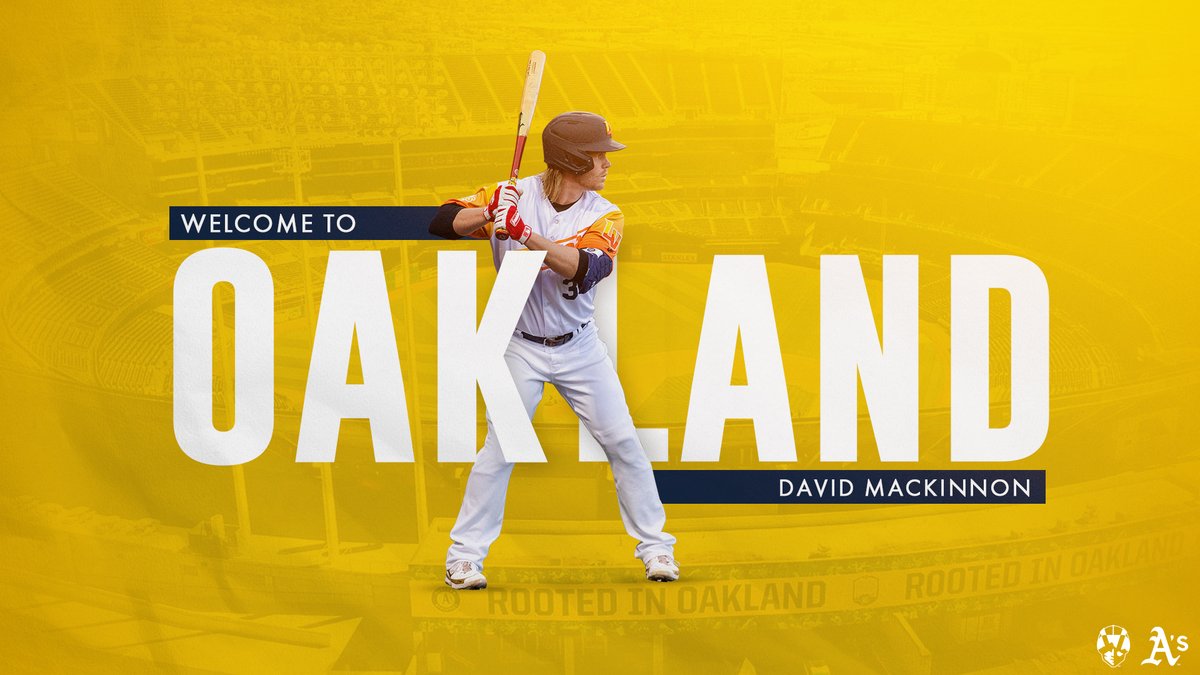 David MacKinnon is headed to Oakland 💯 
MacKinnon was 12-for-32 (.375) with a HR and 5 RBI in 8 games with Las Vegas and is batting .331 overall at Triple-A, which is the best mark in the PCL.  He also leads the PCL in on-base percentage (.430), slugging (.619) and OPS (1.049)