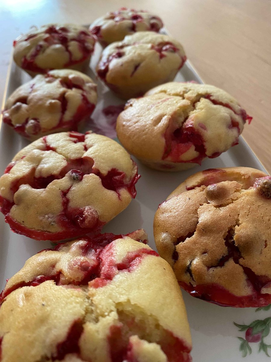 dr_siegert's tweet photo. Mein #veganmakeit Beitrag ist ein Klassiker, Blaubeermuffins. Allerdings mit roten Johannisbeeren. Das "Original"-Rezept hab ich vor Jahren mal abgeschrieben. Es enthält Ei und Buttermilch. 1/ https://t.co/Gyfq8bkbtw
