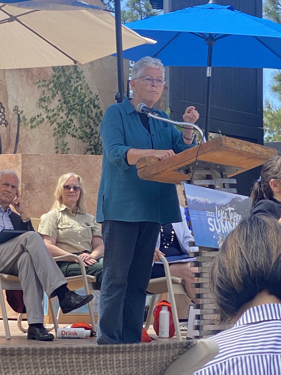KristenAveryt's tweet photo. Fabulous to hear from @ginamccarthy46 at the #TahoeSummit— particular on the day POTUS will sign the most important climate bill yet 🌎 #NevClimateAction https://t.co/VSo4TgCBXa