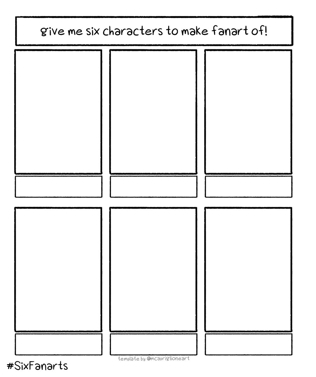 I want to do this again!! please give me some characters to make fanart of and I'll try to finish them this month👀 