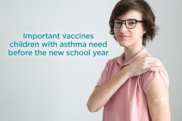 Vaccinations can help protect against respiratory infections like #flu &amp; #COVID19. Consult your child’s health care team to decide which vaccines are right for your child.

Read more about why these vaccines are important, as kids head back to school.  community.aafa.org/blog/5-reasons…