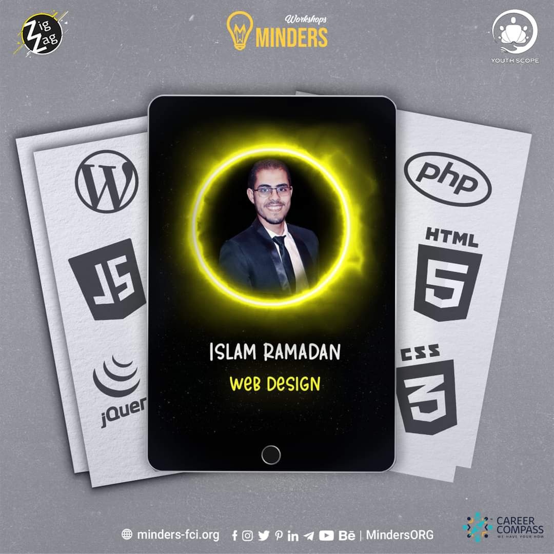 MindersORG's tweet photo. جاهز تعرف مين الـ speakers اللي هيساعدوك في رحلتك معانا؟ 🤩 
في رحلتنا لنجم الـweb design هيكون معانا م/ اسلام رمضان وهو: Instructor Full Stack Web development.
احجز دلوقتي مكانك معانا من خلال الـ form.🚩
https://t.co/PlABnOhoC6

#امشي_ورا_النجوم
#Minders22_Workshops
#Minders22 https://t.co/YMcG6G8rMT