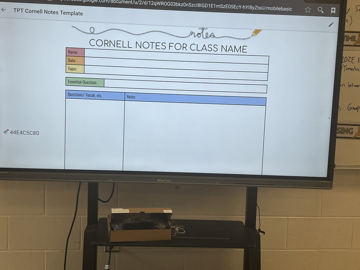 Love seeing WICOR strategies in social studies <a href="/CarverRoadMS/">Carver Road Middle</a> Excellent work Mr. Knudsen!