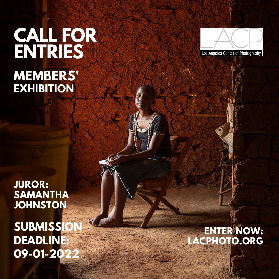 APPLY NOW - LACP Members' Exhibition – @la_centerofphoto

Virtual Exhibition, Juried by Samantha Johnston, Executive Director &amp; Curator, Colorado Photographic Arts Center

Deadline for Submission: Thursday, September 1, 2022
 
$1,000 cash prize for the 1st place winner!