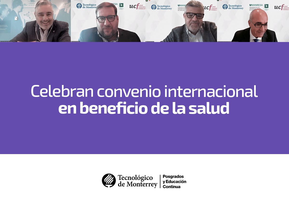 PyEC_TecdeMty's tweet photo. Se firmó un convenio de #salud con el Consorcio Internacional para la Salud y #Bienestar entre el #TecdeMonterrey, la Fundación Universitaria del Bages #CampusManresa UVIC-UCC, FUB-UManresa, y la Unió Consorci Formació UCF, de #España. Descubre más: https://t.co/IsKoiwGPGy https://t.co/JWNPQ5rkfr