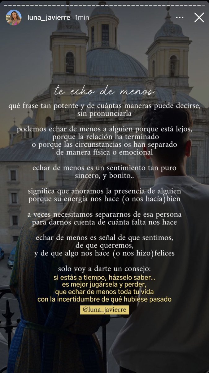 Luna_Javierre's tweet photo. si estás a tiempo, házselo saber https://t.co/kV7GZzP4O2